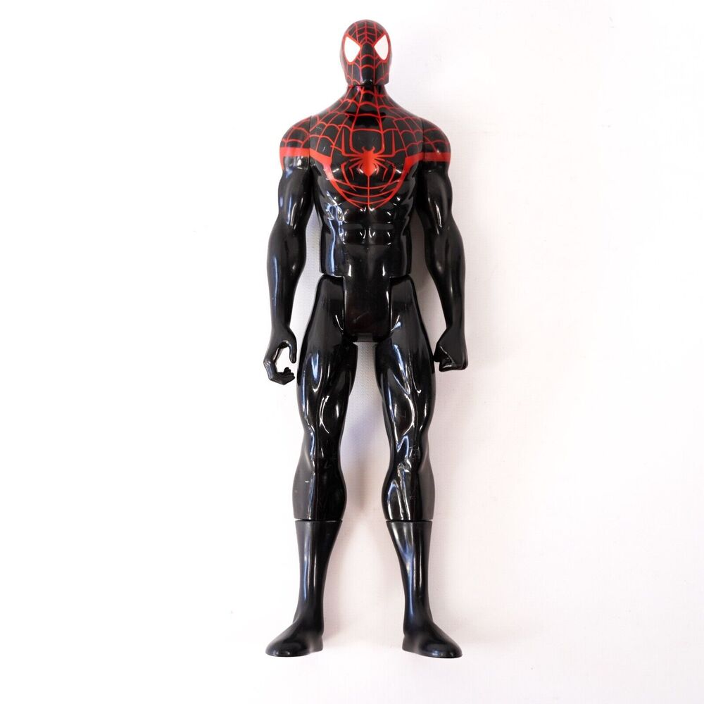11" Ultimate Black Red Spiderman Titan Hero Action Figure Toy Marvel Hasbro 2014
